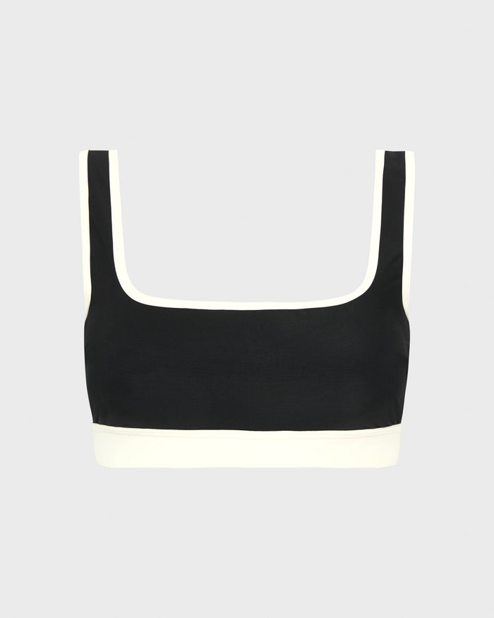 Bondi Born Hayden Bikini Top - Black (Sculpteur®)