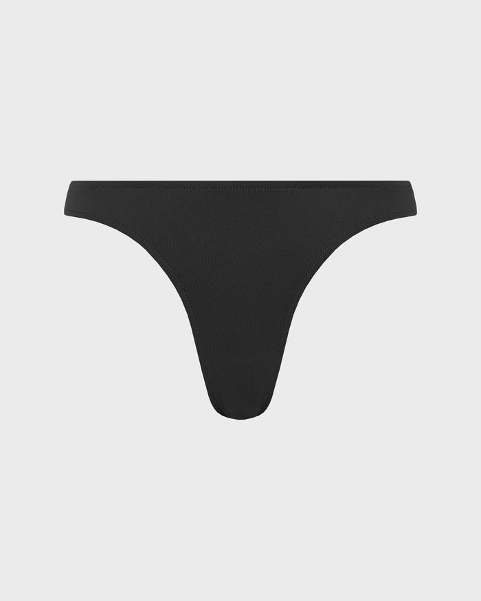 Bondi Born Ivy Bikini Bottom - Black (Singuleur®)
