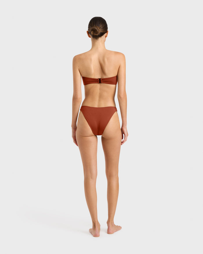 Bondi Born Ivy Bikini Bottom - Copper (Singuleur®)