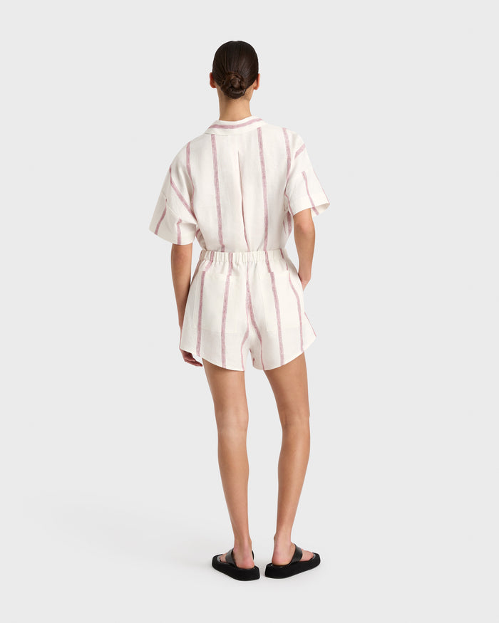 Bondi Born Kiama Shorts - Red Stripe