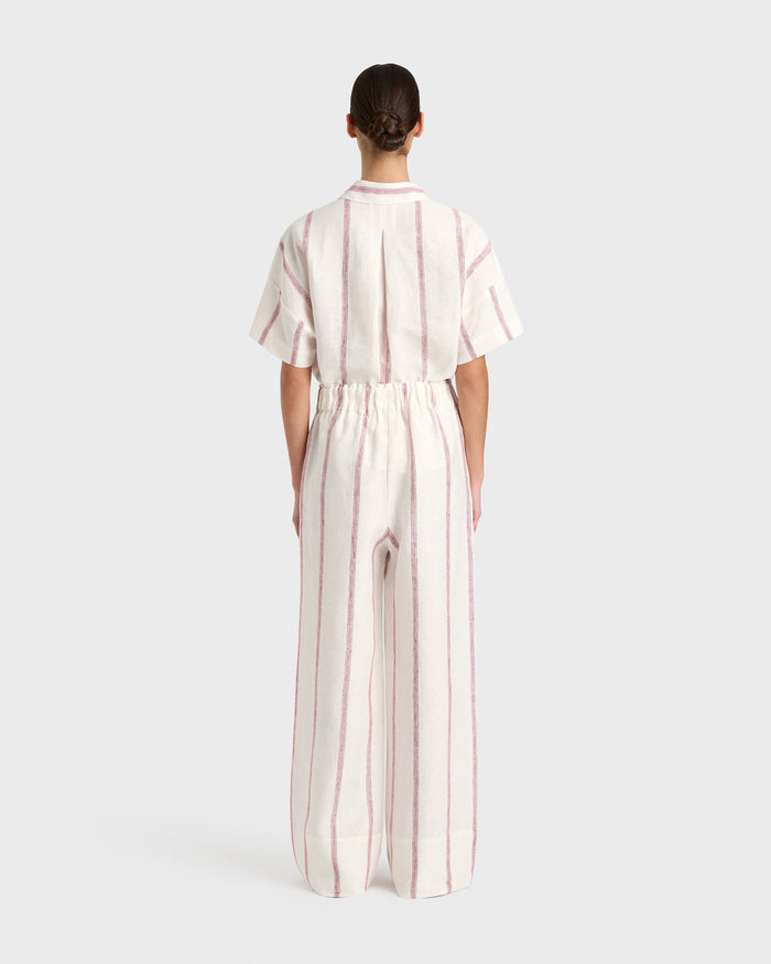 Bondi Born Kiama Universal Pant - Red Stripe