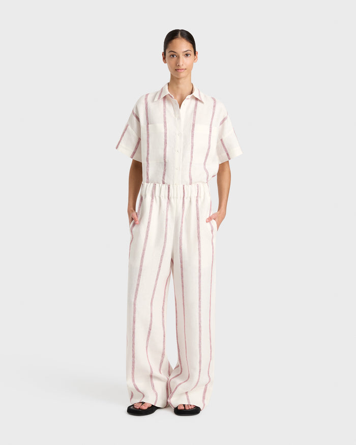 bondi born Kiama Universal Pant - Red Stripe