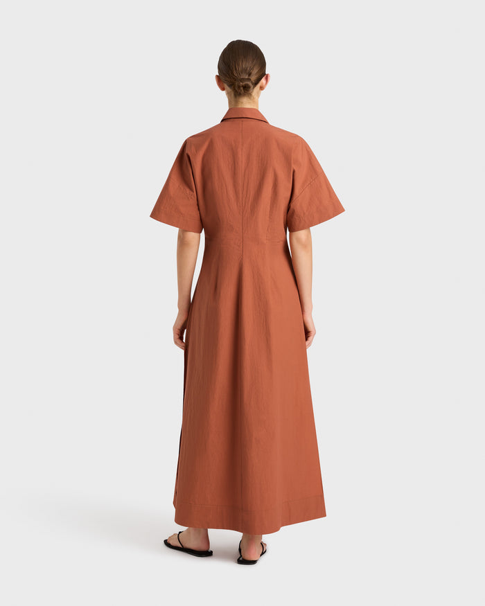 Bondi Born Kyoto Lace Front Shirtdress - Sienna