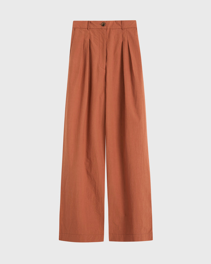 Bondi Born Kyoto Pleat Front Pant - Sienna