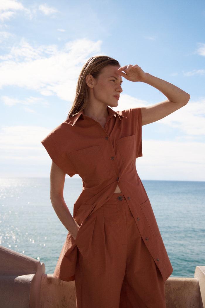 Bondi Born Kyoto Pocket Mini Dress - Sienna