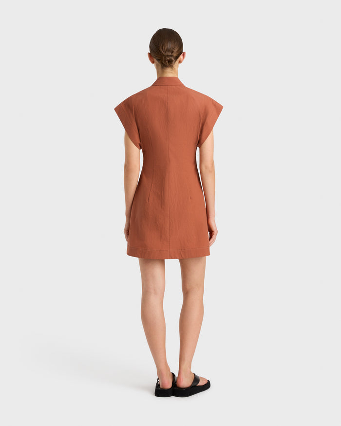 Bondi Born Kyoto Pocket Mini Dress - Sienna