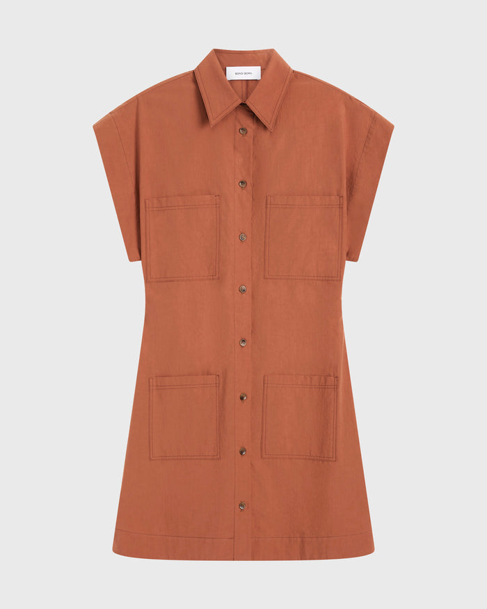 Bondi Born Kyoto Pocket Mini Dress - Sienna
