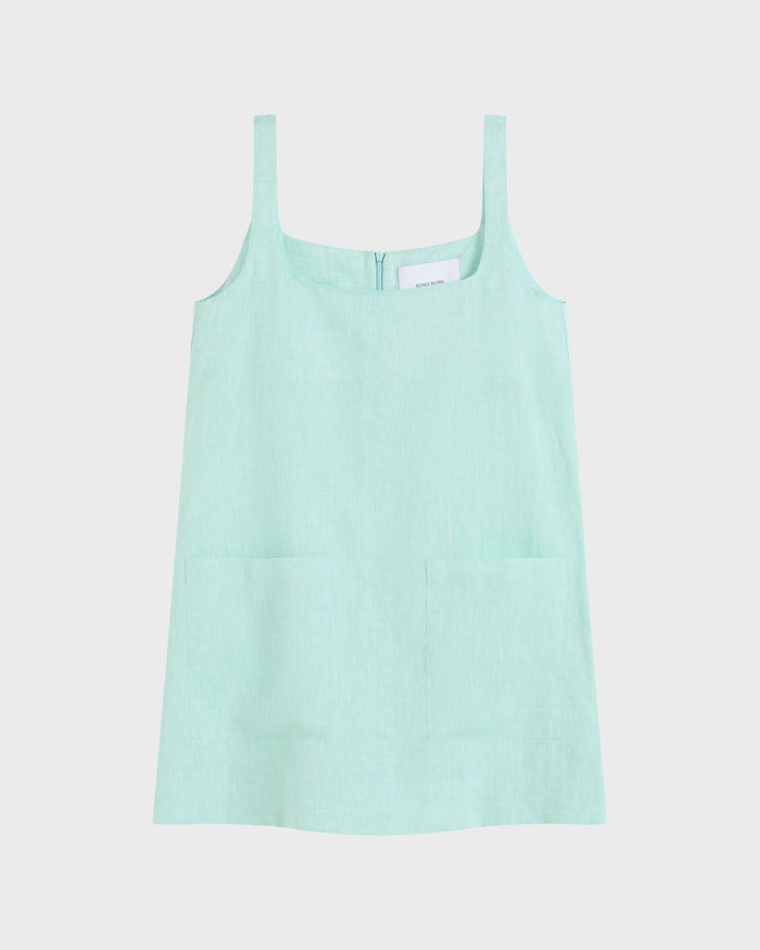 Bondi Born Leiden A-Line Mini Dress - Mint