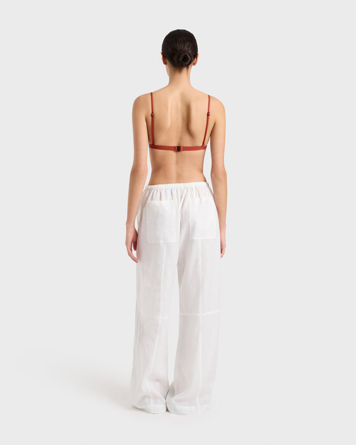 Bondi Born Leiden Relaxed Pant - White