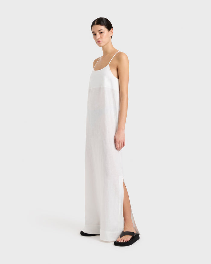 Bondi Born Leiden Universal Cami Dress - White
