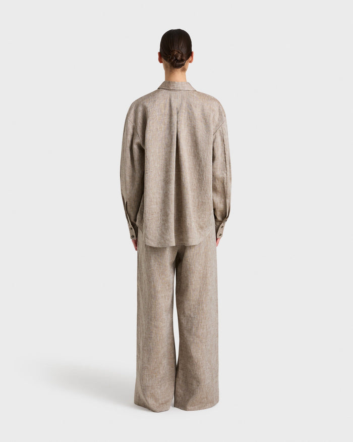 Bondi Born Leiden Universal Shirt - Sepia