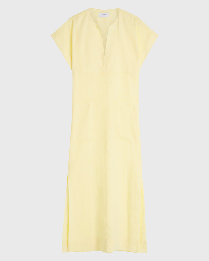 Bondi Born Leiden Universal Tunic Dress - Lemon