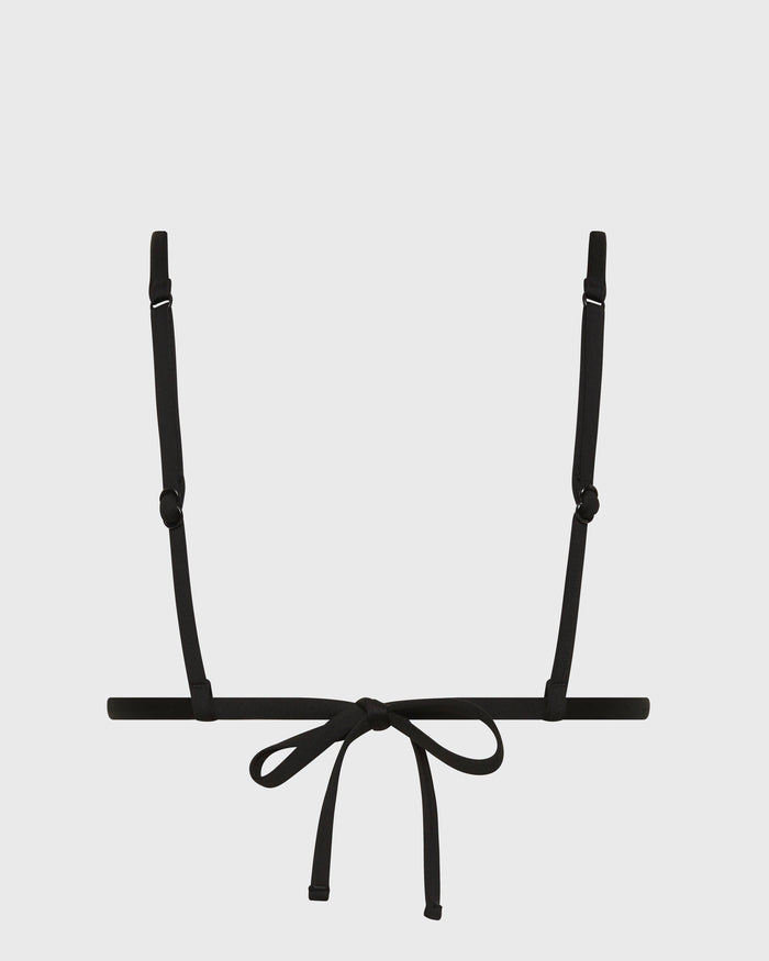 Bondi Born Lulu Bikini Top - Black (Embodee™)