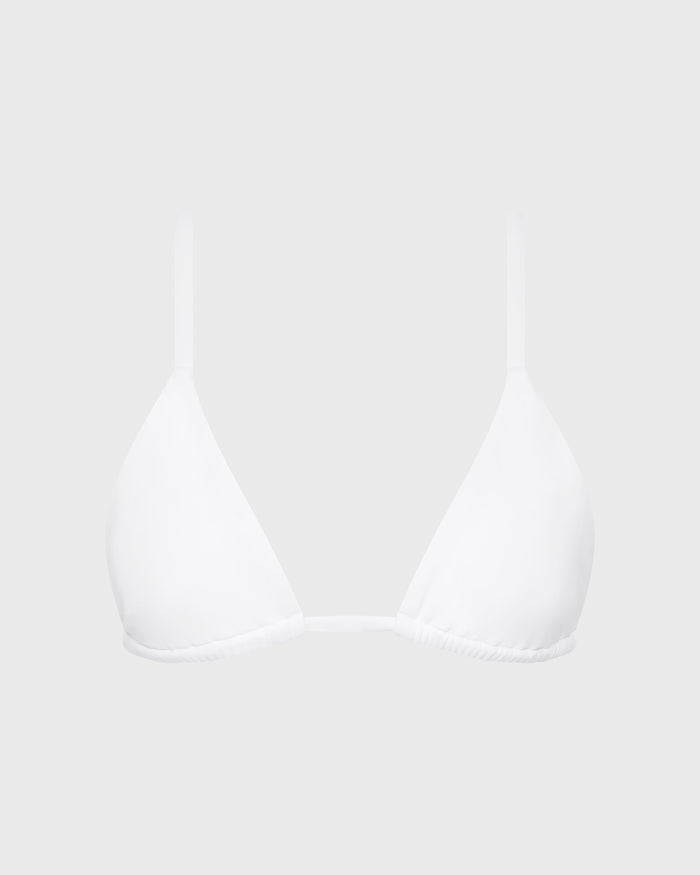 Bondi Born Lulu Bikini Top - White (Embodee™)