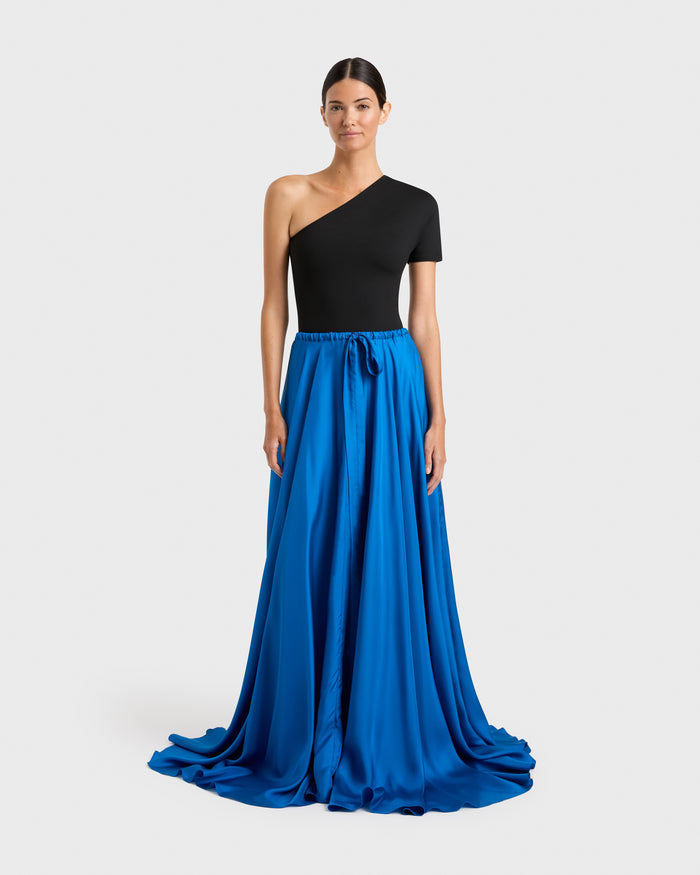 bondi born Marfa Maxi Circle Skirt - Cerulean