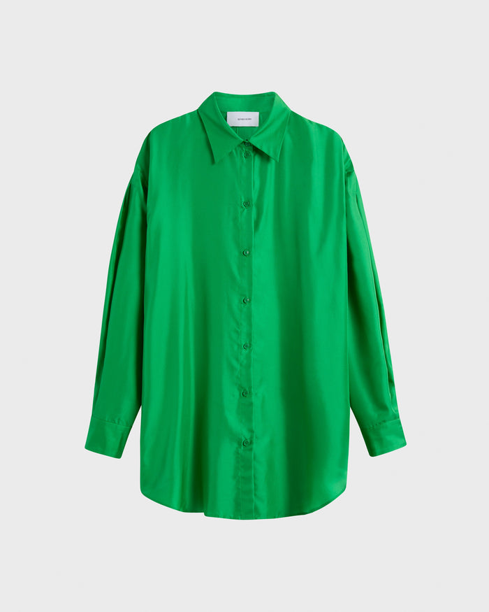 Bondi Born Marfa Oversize Shirt - Kelly