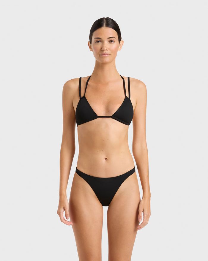 bondi born Milo Bikini Bottom - Black (Singuleur®)