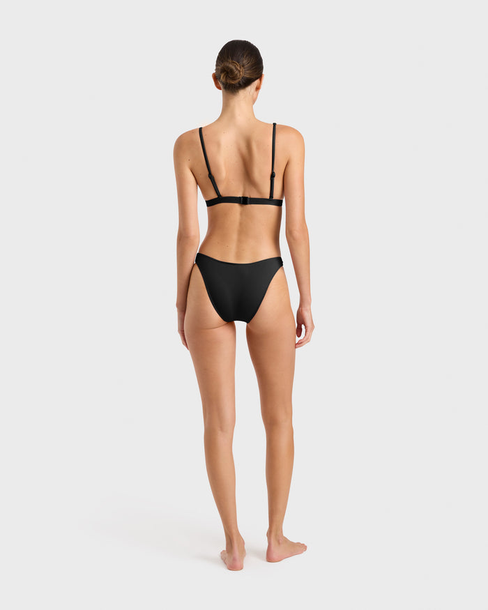 Bondi Born Minnie Bikini Bottom - Black (Singuleur®)