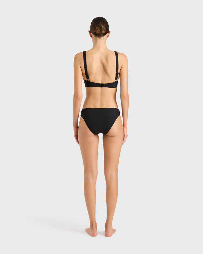 Bondi Born Nadia Bikini Bottom - Black (Sculpteur)