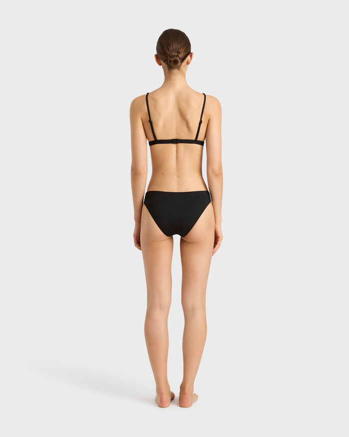 Bondi Born Nerida Bikini Bottom - Black (Singuleur®)