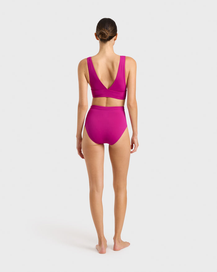 Bondi Born Vicki Bikini Top - Acai (Singuleur®)