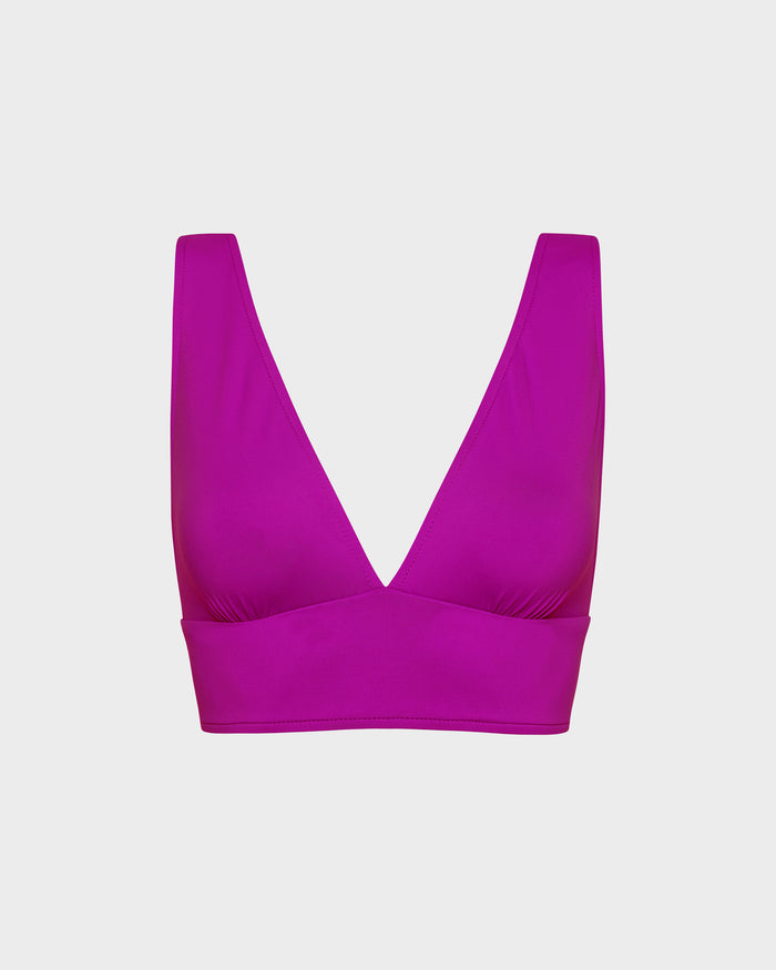 Bondi Born Vicki Bikini Top - Acai (Singuleur®)