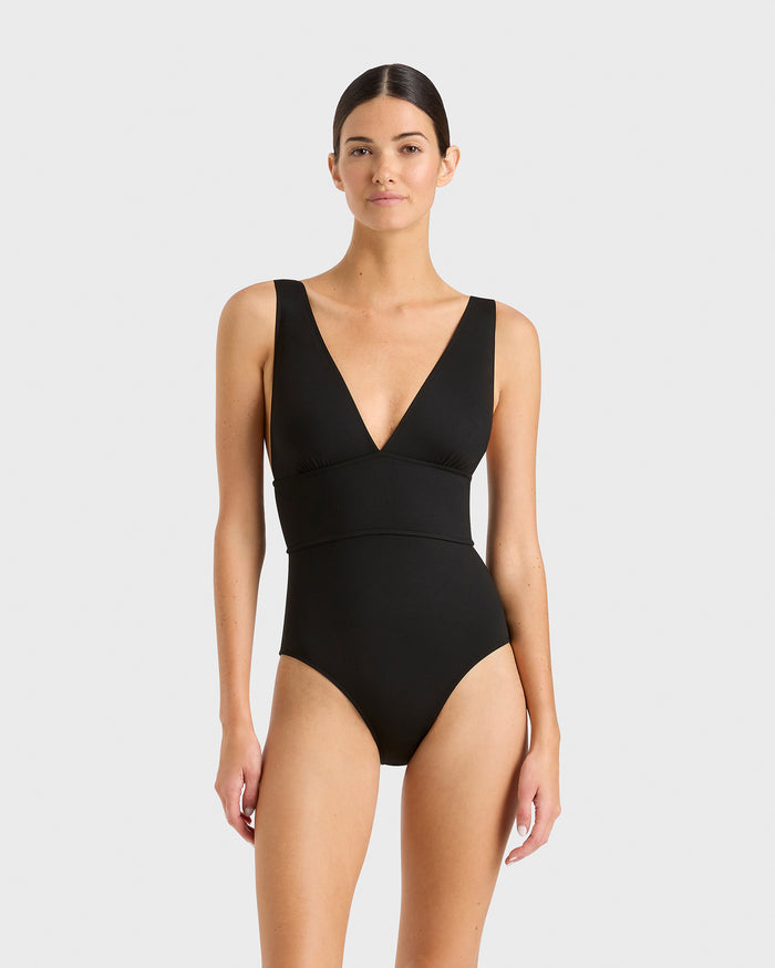 bondi born Victoria One Piece - Black (Singuleur®)