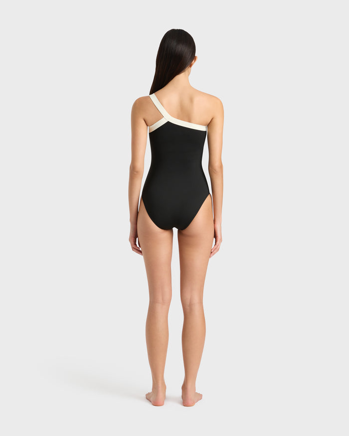 Bondi Born Nicky One Piece - Black & Porcelain (Embodee™)