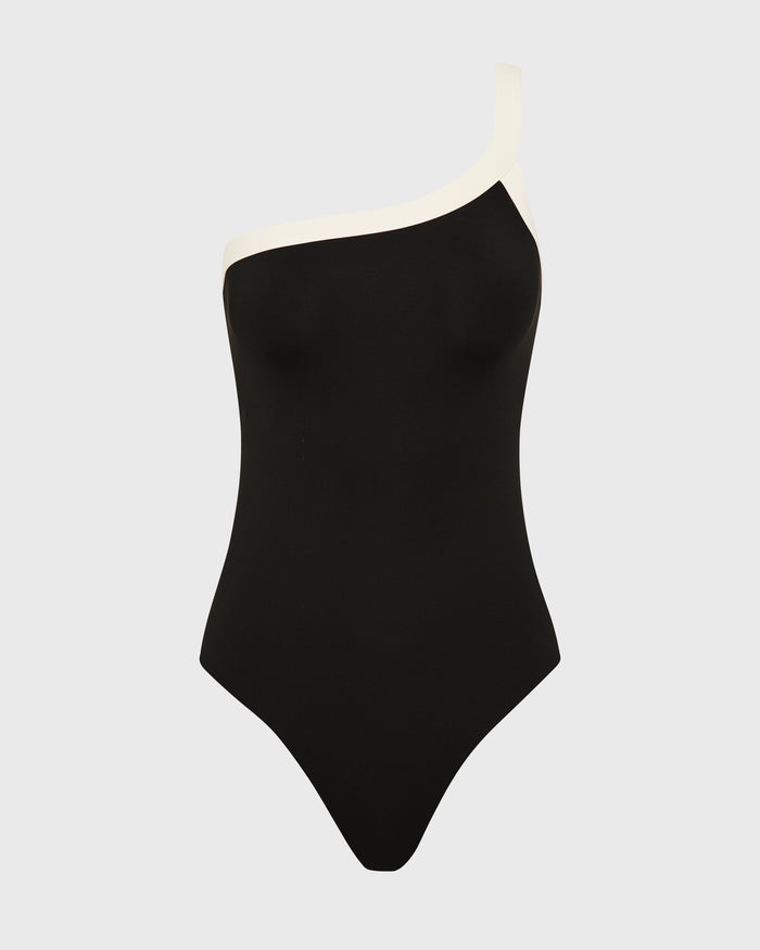 Bondi Born Nicky One Piece - Black & Porcelain (Embodee™)