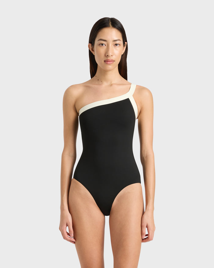 bondi born Nicky One Piece - Black & Porcelain (Embodee™)