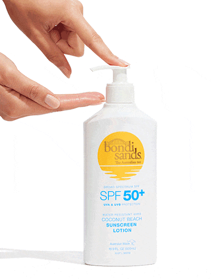 Bondi Sands SPF 50+ Body Sunscreen Lotion Pump Coconut Beach Scent