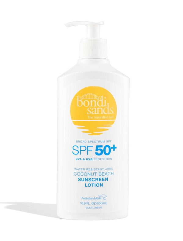 bondi sands SPF 50+ Body Sunscreen Lotion Pump Coconut Beach Scent