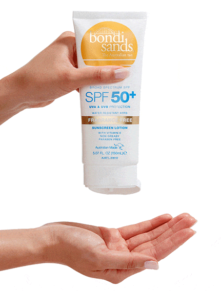 Bondi Sands SPF 50+ Fragrance Free Body Sunscreen Lotion