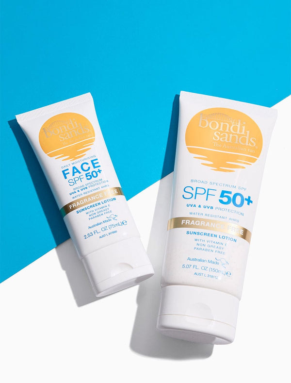 Bondi Sands SPF 50+ Fragrance Free Body Sunscreen Lotion