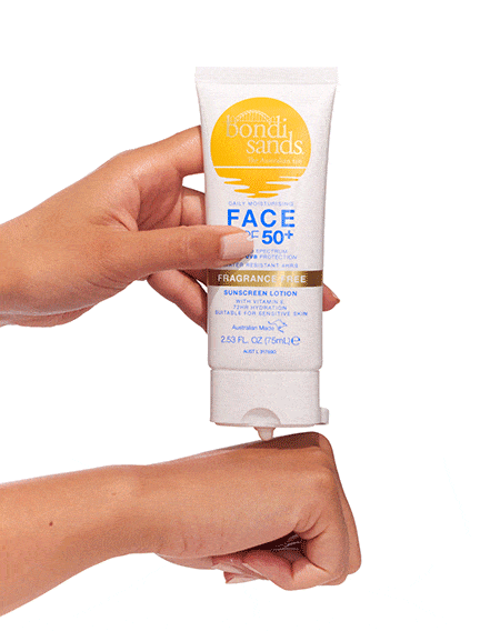 Bondi Sands SPF 50+ Fragrance Free Face Sunscreen Lotion