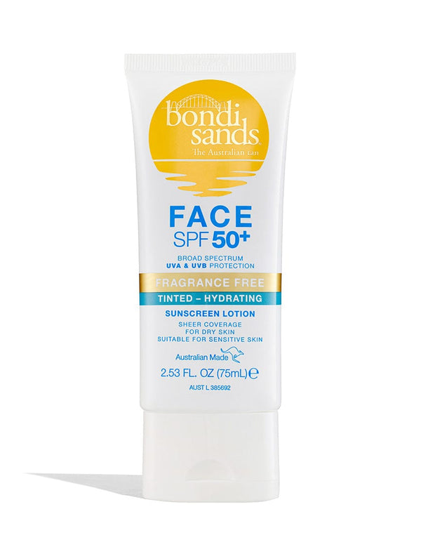 bondi sands SPF 50+ Fragrance Free Hydrating Tinted Face Lotion