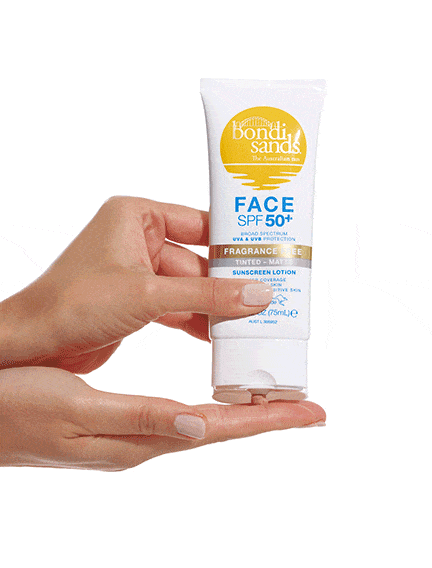 Bondi Sands SPF 50+ Fragrance Free Matte Tinted Face Lotion
