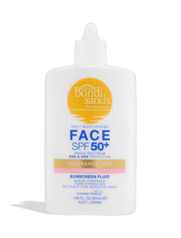 bondi sands SPF 50+ Fragrance Free Tinted Face Fluid