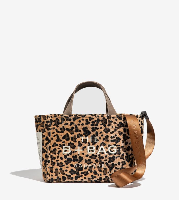 bonheur Canvas Leopard Small Tote Bag