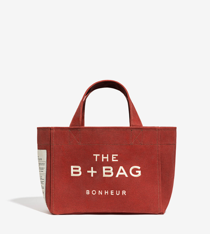 Bonheur Canvas Tibetan Red Small Tote Bag