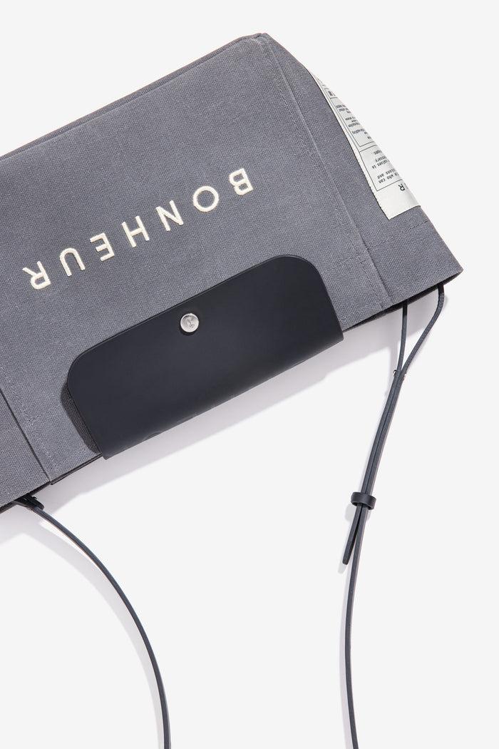 Bonheur N°6 Canvas Clutch+Bag - Ghost Gray