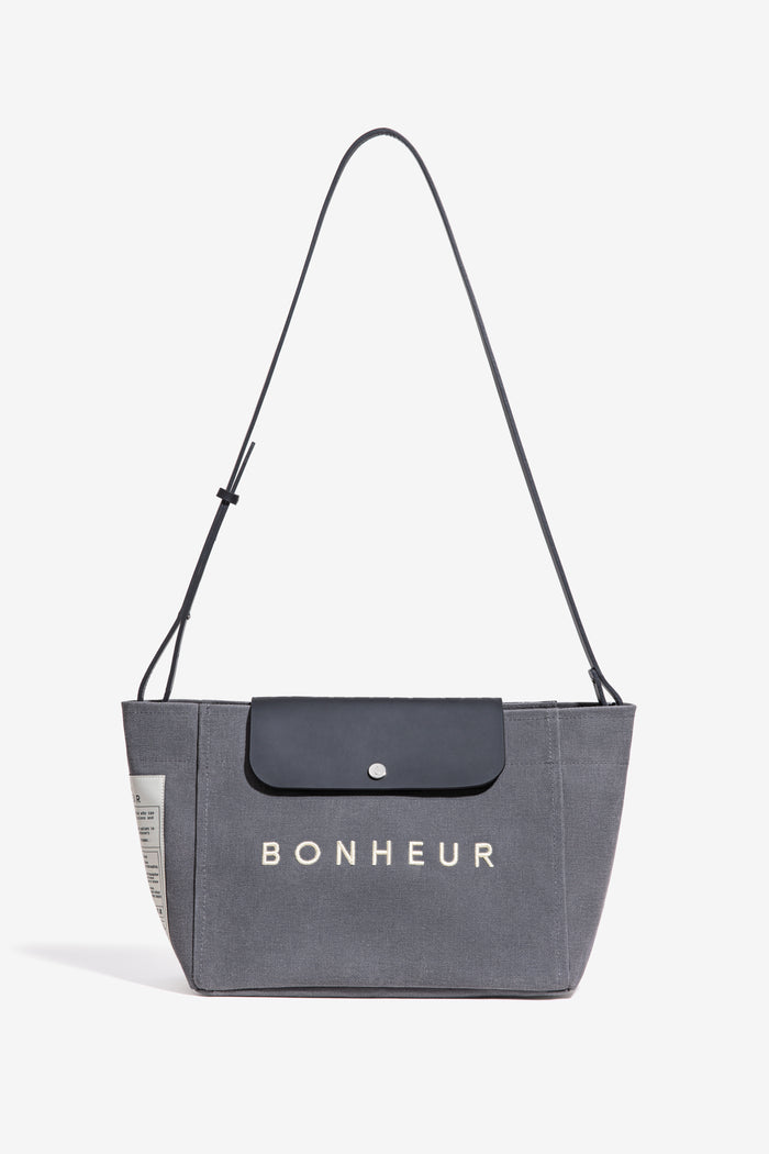 bonheur N°6 Canvas Clutch+Bag - Ghost Gray