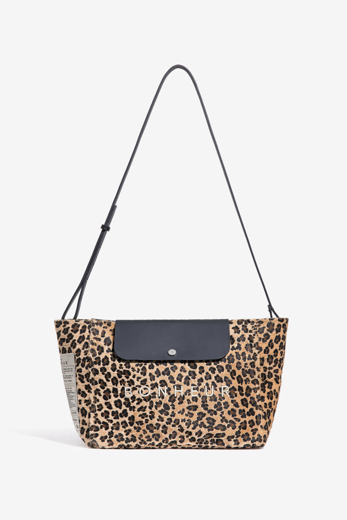 bonheur N°6 Canvas Clutch+Bag - Leopard
