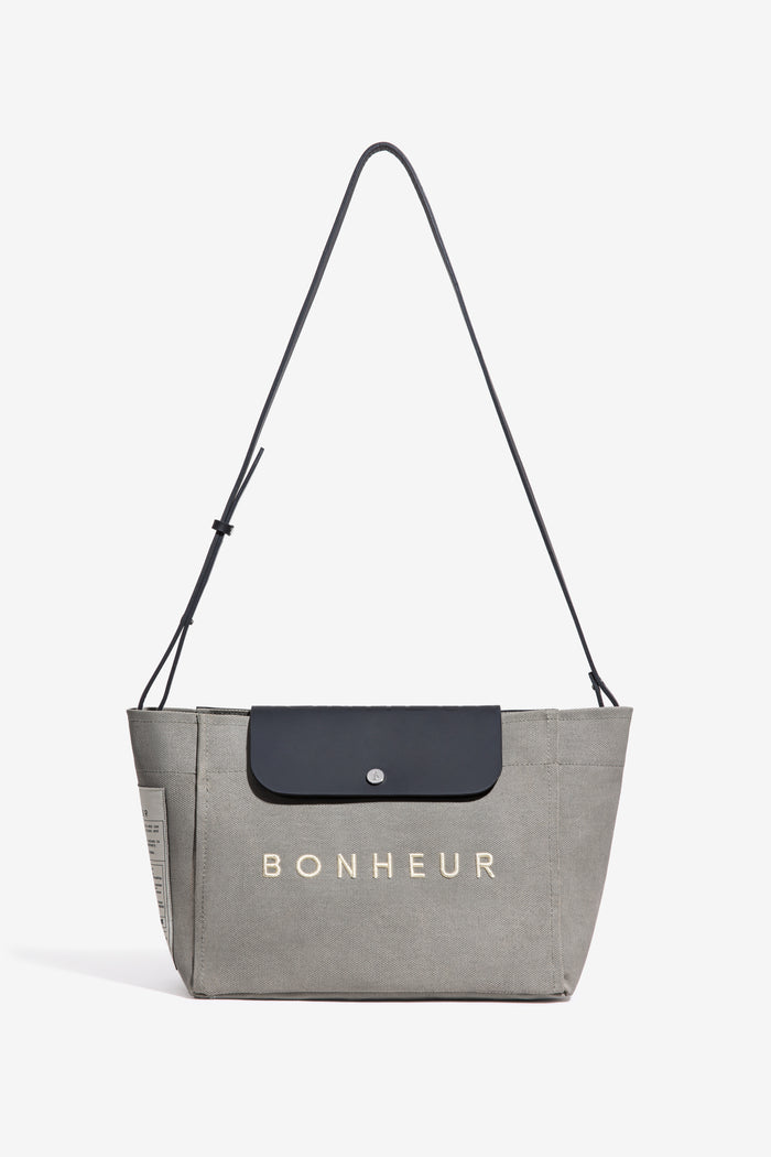 bonheur N°6 Canvas Clutch+Bag - Milky Green