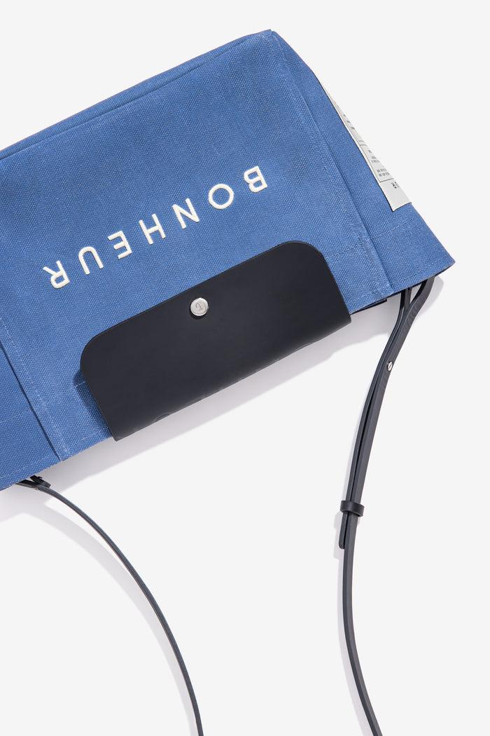 Bonheur N°6 Canvas Clutch+Bag - Parisian Blue