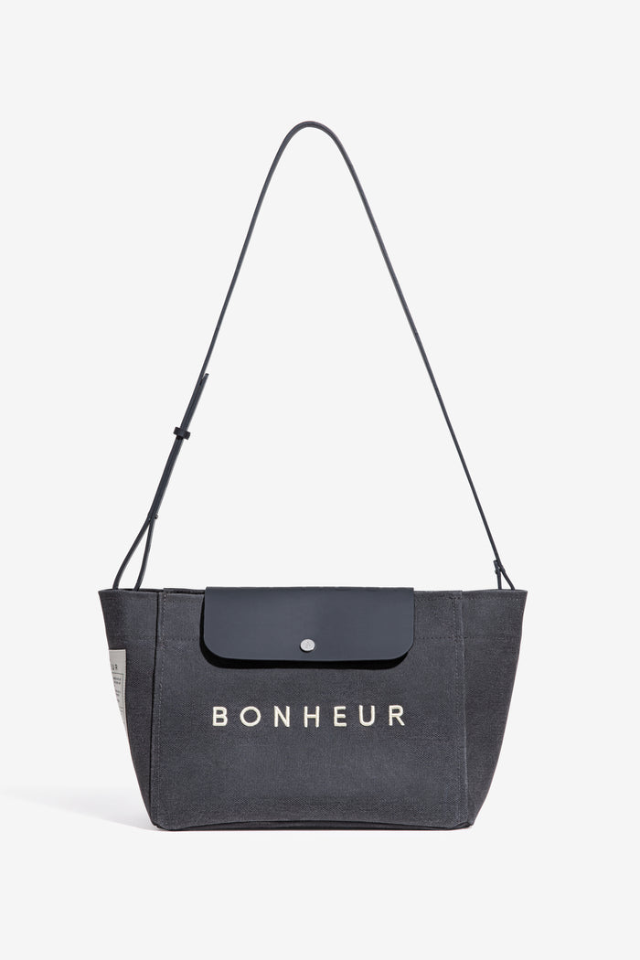 bonheur N°6 Canvas Clutch+Bag - Parisian Night