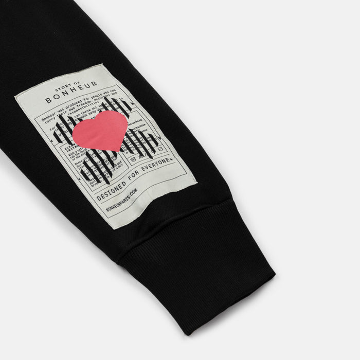 Bonheur Bonheur Phantom Black Oversıze Sweatshırt L