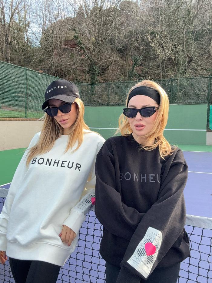 Bonheur Bonheur Phantom Black Oversıze Sweatshırt S