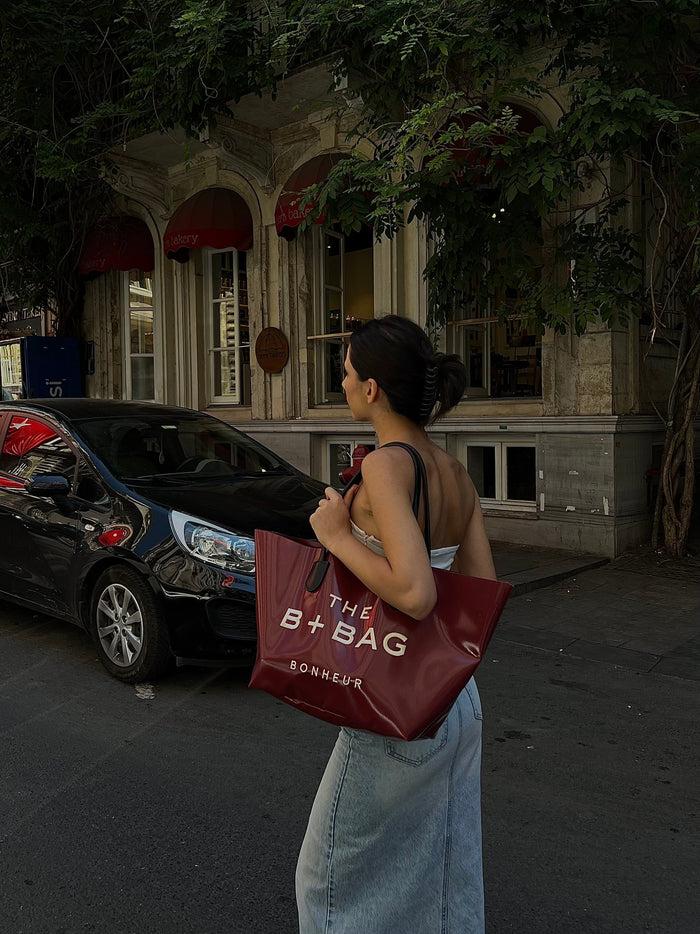 Bonheur PolyPop Cherry Wıne Tote Bag