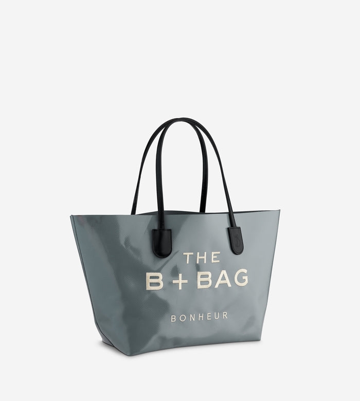 Bonheur PolyPop Cool Gray Tote Bag